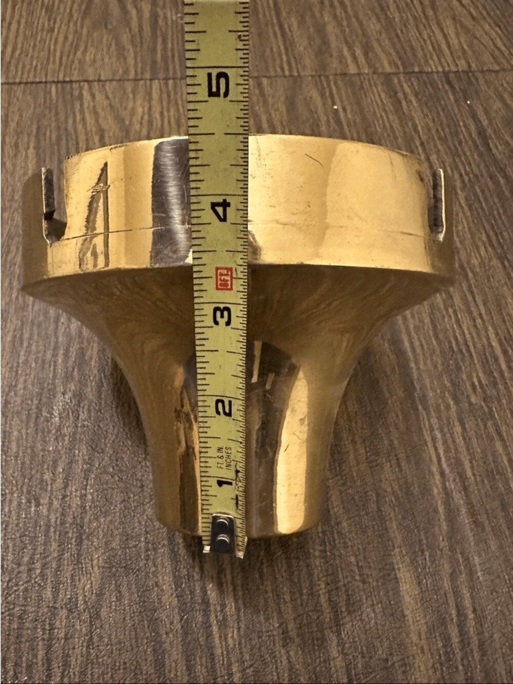 Vintage Modern Style Brass Ceiling Light Canopy - Picture 5 of 5